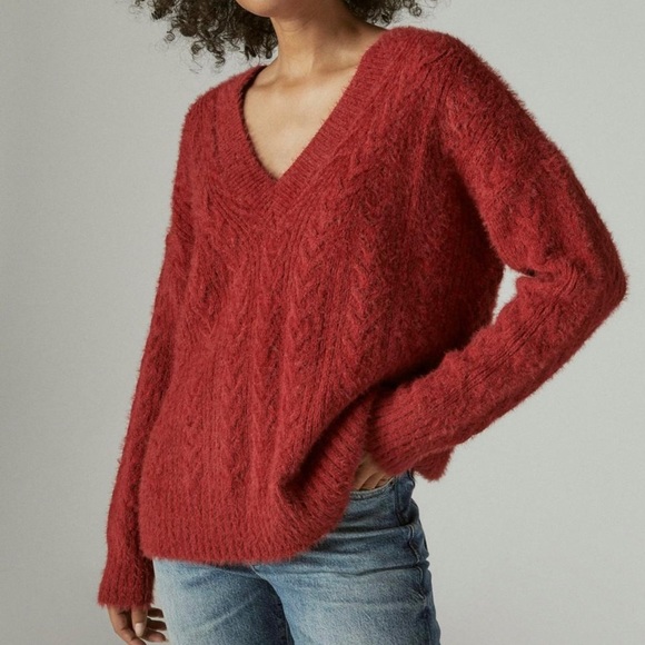 Sweaters | Lucky Brand Eyelash Sweater 